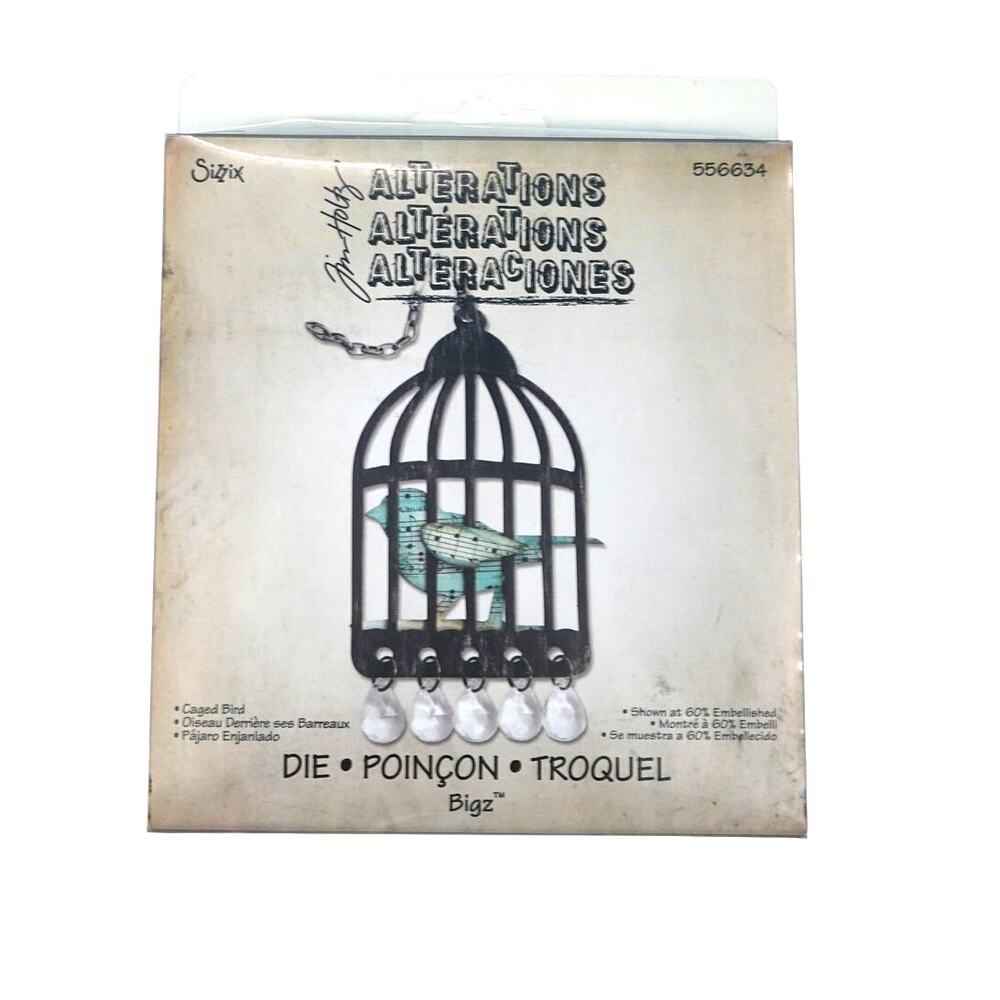 Sizzix Jim Holtz Alterations Caged Bird 556634